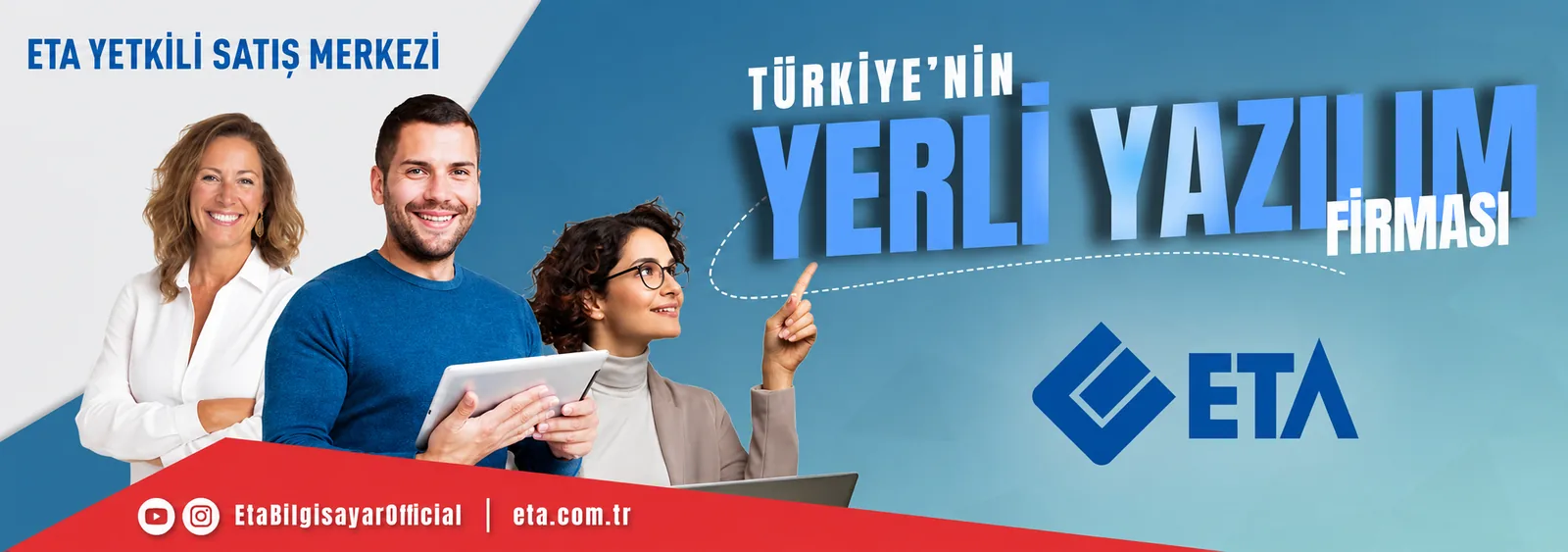 ETA Yetkili Satış Merkezi ve Türkiye’nin yerli yazılım firması ETA tanıtım görseli